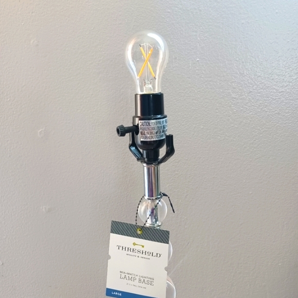 LAST DAY!!Threshold Acrylic Lamp Base - Picture 8 of 9